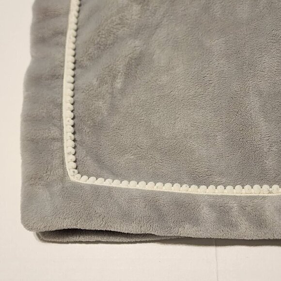 Gray baby blanket Hello owl Just Born - Picture 4 of 4